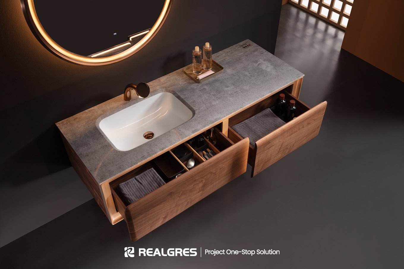 Bathroom Vanity with Sink Top