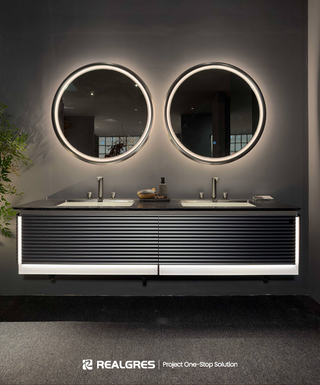 Marble Top Bathroom Vanity